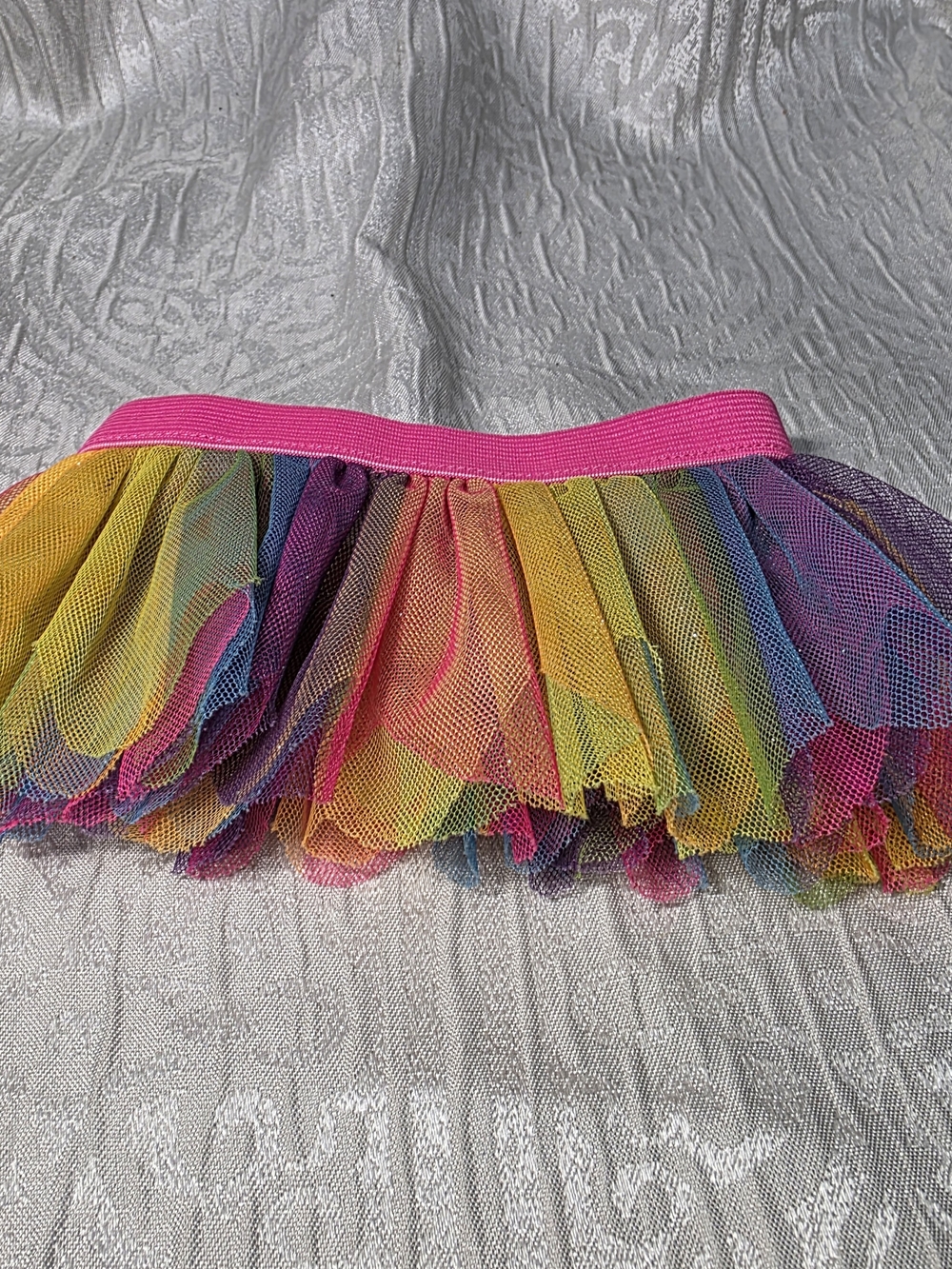 Build A Bear Workshop (BAB) Rainbow Sparkly Ballerina Tutu Skirt